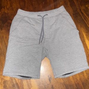 Mens lined grey Lululemon shorts
